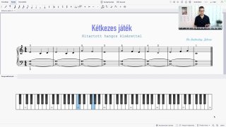 6. labor: Kétkezes játék - Kitartott hangos kísérettel